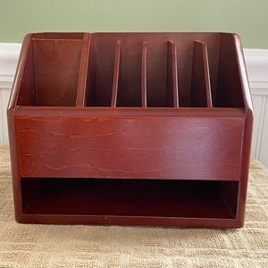 WOOD BILL HOLDER ORGANIZER OFFICE